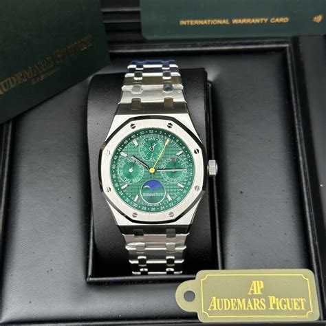 Đồng hồ Audemars Piguet Royal Oak Jumbo Fake 11 mặt xanh 